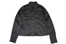 Load image into Gallery viewer, 新品未使用 CHROME HEARTS クロムハーツ クロスボタン 総柄シルク セットアップ シャツ サイズ L 中古 4b012572