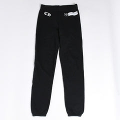 CHROME HEARTS クロムハーツ CHプラス ロゴプリント スウェットパンツ ブラック ホワイト Sサイズ ジョガーパンツ 美品 中古 4a005612
