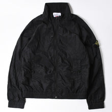 画像をギャラリービューアに読み込む, STONE ISLAND ストーンアイランド × シュプリーム ナイロンメタルトラックジャケット ブラック Lサイズ ライトアウター 美品 中古 4a006301