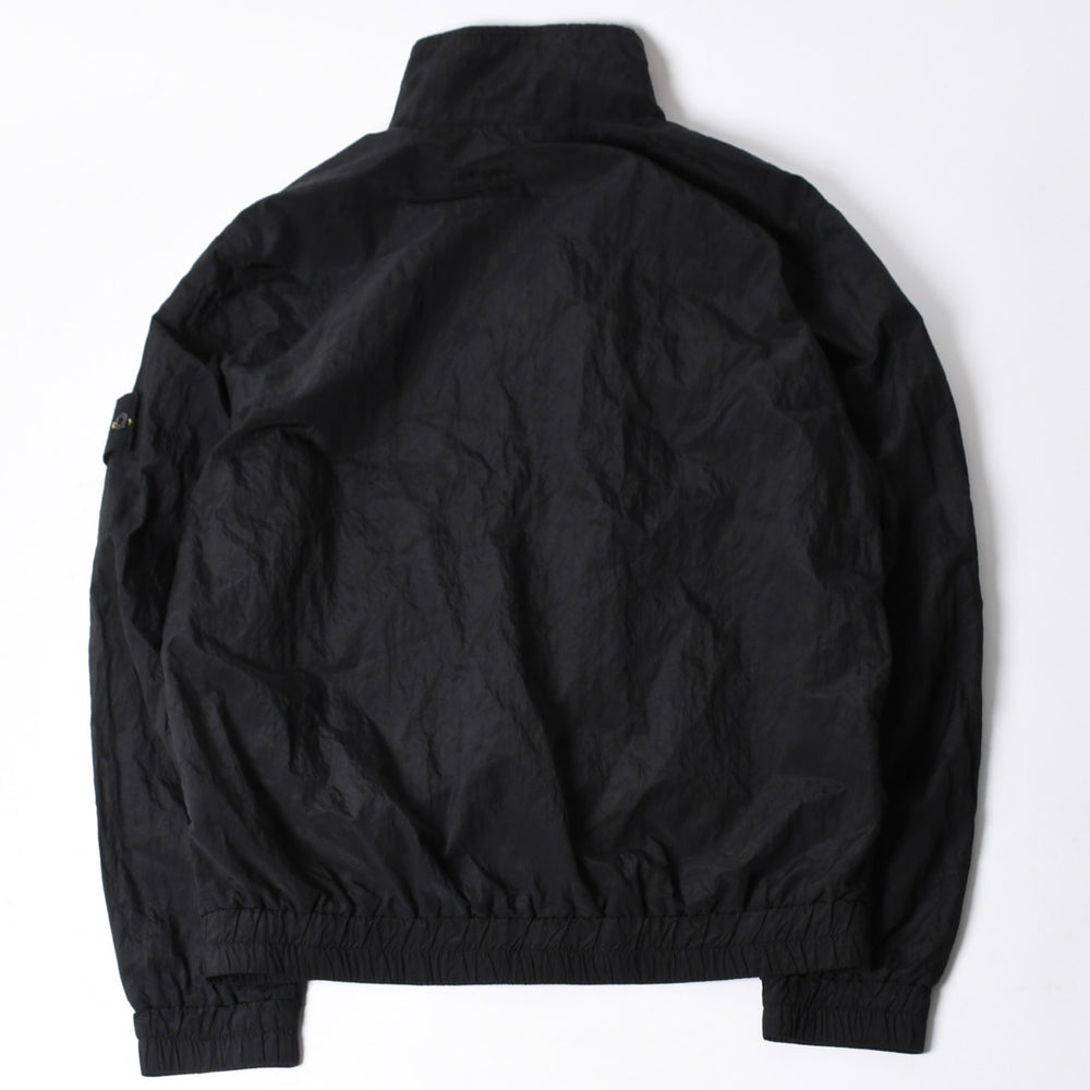 STONE ISLAND ストーンアイランド × シュプリーム ナイロンメタルトラックジャケット ブラック Lサイズ ライトアウター 美品 中古 4a006301