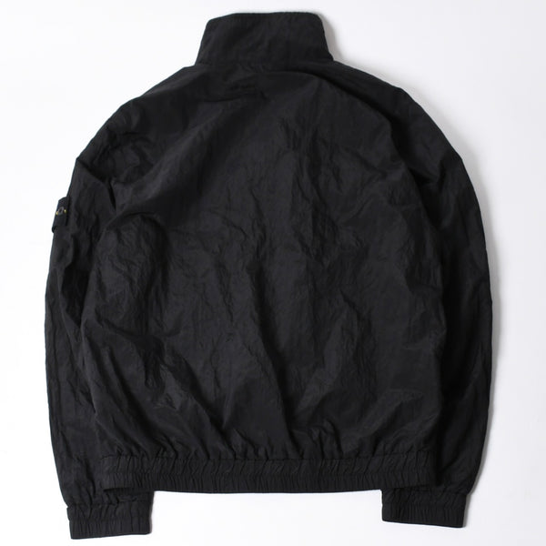 STONE ISLAND ストーンアイランド × シュプリーム ナイロンメタルトラックジャケット ブラック Lサイズ ライトアウター 美品 中古 4a006301