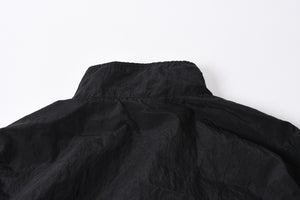 STONE ISLAND ストーンアイランド × シュプリーム ナイロンメタルトラックジャケット ブラック Lサイズ ライトアウター 美品 中古 4a006301