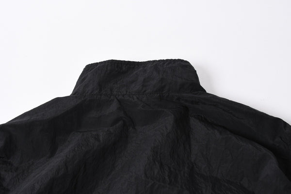 STONE ISLAND ストーンアイランド × シュプリーム ナイロンメタルトラックジャケット ブラック Lサイズ ライトアウター 美品 中古 4a006301