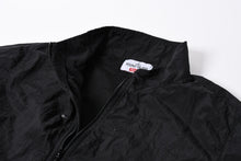 画像をギャラリービューアに読み込む, STONE ISLAND ストーンアイランド × シュプリーム ナイロンメタルトラックジャケット ブラック Lサイズ ライトアウター 美品 中古 4a006301