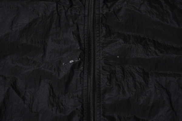STONE ISLAND ストーンアイランド × シュプリーム ナイロンメタルトラックジャケット ブラック Lサイズ ライトアウター 美品 中古 4a006301