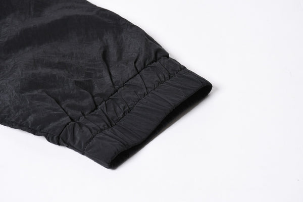 STONE ISLAND ストーンアイランド × シュプリーム ナイロンメタルトラックジャケット ブラック Lサイズ ライトアウター 美品 中古 4a006301