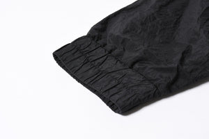 STONE ISLAND ストーンアイランド × シュプリーム ナイロンメタルトラックジャケット ブラック Lサイズ ライトアウター 美品 中古 4a006301