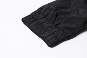 STONE ISLAND ストーンアイランド × シュプリーム ナイロンメタルトラックジャケット ブラック Lサイズ ライトアウター 美品 中古 4a006301