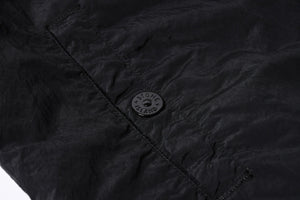 STONE ISLAND ストーンアイランド × シュプリーム ナイロンメタルトラックジャケット ブラック Lサイズ ライトアウター 美品 中古 4a006301