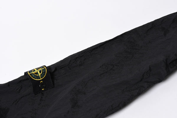 STONE ISLAND ストーンアイランド × シュプリーム ナイロンメタルトラックジャケット ブラック Lサイズ ライトアウター 美品 中古 4a006301