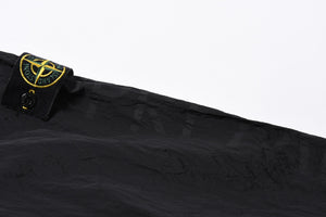 STONE ISLAND ストーンアイランド × シュプリーム ナイロンメタルトラックジャケット ブラック Lサイズ ライトアウター 美品 中古 4a006301