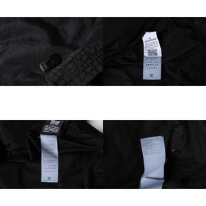 STONE ISLAND ストーンアイランド × シュプリーム ナイロンメタルトラックジャケット ブラック Lサイズ ライトアウター 美品 中古 4a006301