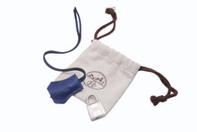 画像をギャラリービューアに読み込む, 極美品 HERMES エルメス クロシェット カデナ キー セット ヴォーエプソン ブルーアガット シルバー金具 中古 4b006286