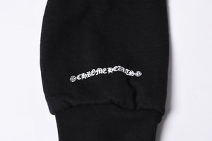 CHROME HEARTS Zip Up Hoodie Parka Size M American Flag Triple Cross Thermal Black Good Condition Used 4a000678