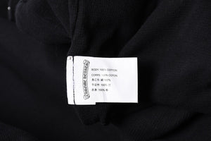 CHROME HEARTS Zip Up Hoodie Parka Size M American Flag Triple Cross Thermal Black Good Condition Used 4a000678