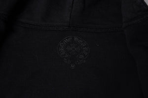 CHROME HEARTS Zip Up Hoodie Parka Size M American Flag Triple Cross Thermal Black Good Condition Used 4a000678