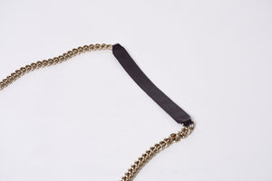 新品同様 CHANEL シャネル BOY CHANEL ボーイシャネル チェーンウォレット 30番台 ココマーク キャビアスキン パープル 中古 4b013369