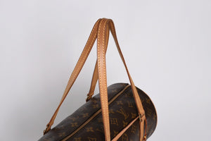 LOUIS VUITTON Papillon 30 Handbag M51385 Cylindrical Monogram Canvas Brown Good Condition Used 4a000870