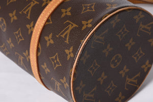 LOUIS VUITTON Papillon 30 Handbag M51385 Cylindrical Monogram Canvas Brown Good Condition Used 4a000870