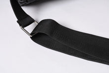 画像をギャラリービューアに読み込む, BOTTEGAVENETA ボッテガヴェネタ イントレチャート ショルダーバッグ 651836 レザー ブラック シルバー金具 美品 中古 4a000373