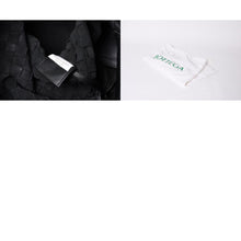 画像をギャラリービューアに読み込む, BOTTEGAVENETA ボッテガヴェネタ イントレチャート ショルダーバッグ 651836 レザー ブラック シルバー金具 美品 中古 4a000373