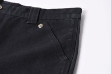 画像をギャラリービューアに読み込む, 新品未使用 CHROME HEARTS クロムハーツ CARPENTER DOUBLE KNEE カーペンター ハーフパンツ サイズ36 パッチ付き クロスボール シルバー925 中古 4a001761