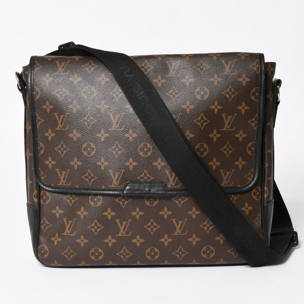 極美品 LOUIS VUITTON ルイ ヴィトン マカサー バスGM ショルダーバッグ モノグラムキャンバス M40386 ブラウン 中古 4a004984