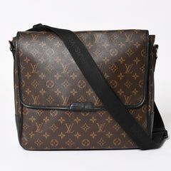 極美品 LOUIS VUITTON ルイ ヴィトン マカサー バスGM ショルダーバッグ モノグラムキャンバス M40386 ブラウン 中古 4a004984