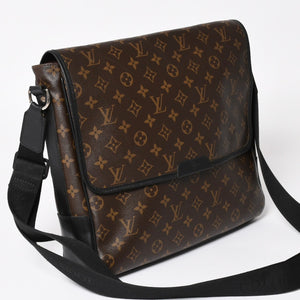 極美品 LOUIS VUITTON ルイ ヴィトン マカサー バスGM ショルダーバッグ モノグラムキャンバス M40386 ブラウン 中古 4a004984