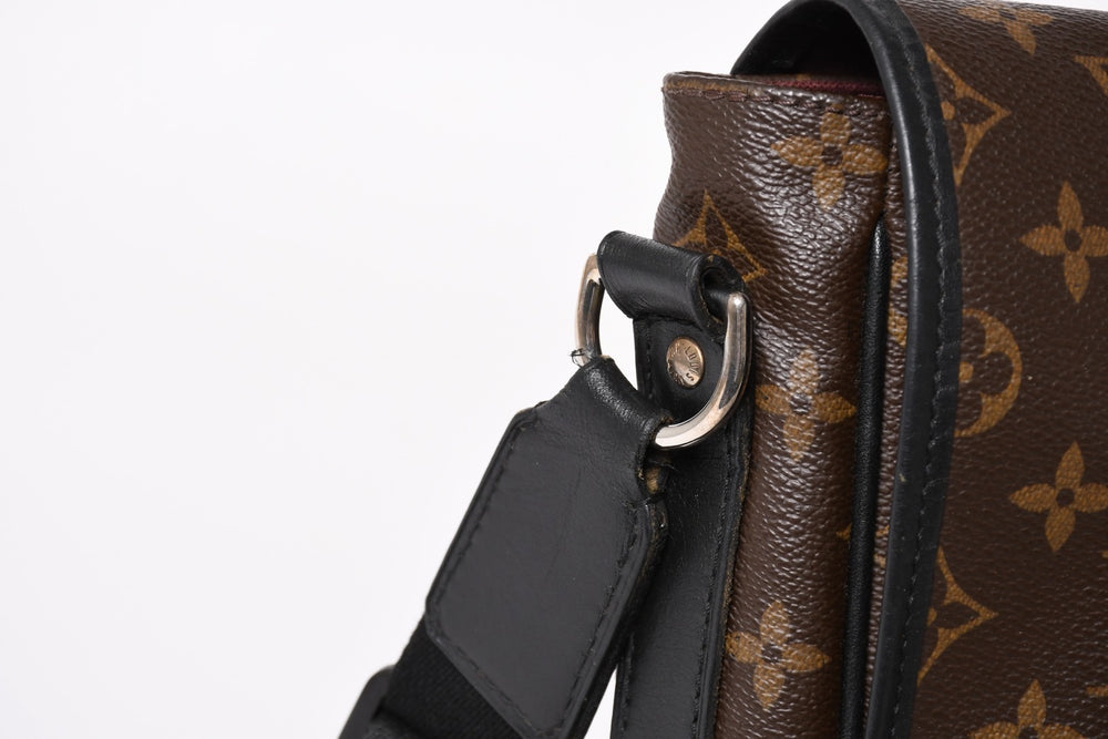 極美品 LOUIS VUITTON ルイ ヴィトン マカサー バスGM ショルダーバッグ モノグラムキャンバス M40386 ブラウン 中古 4a004984