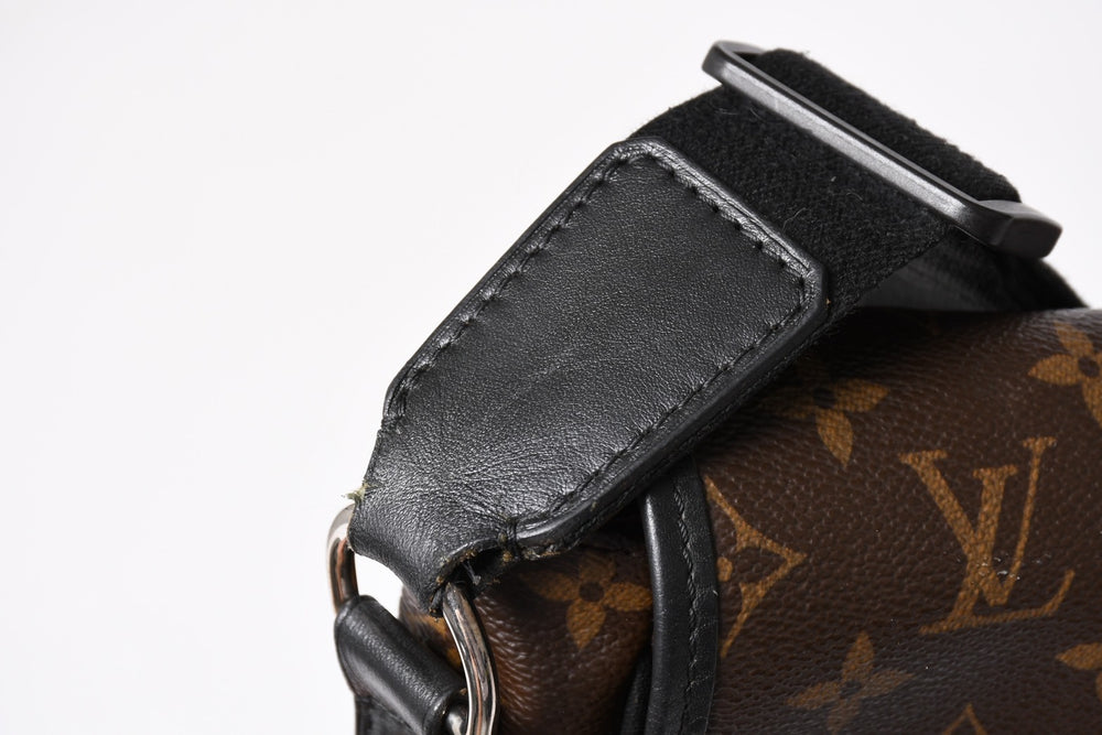 極美品 LOUIS VUITTON ルイ ヴィトン マカサー バスGM ショルダーバッグ モノグラムキャンバス M40386 ブラウン 中古 4a004984