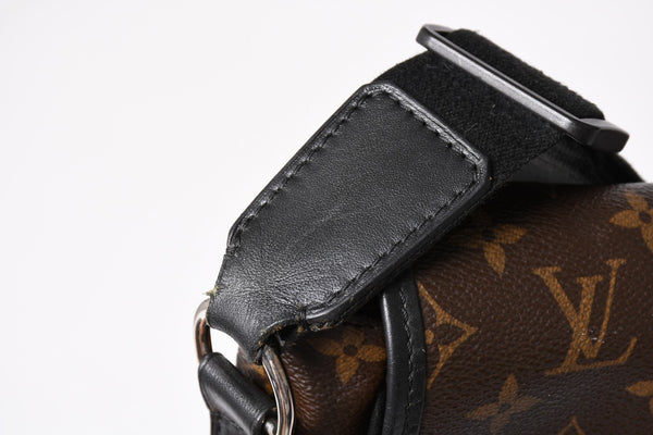 極美品 LOUIS VUITTON ルイ ヴィトン マカサー バスGM ショルダーバッグ モノグラムキャンバス M40386 ブラウン 中古 4a004984