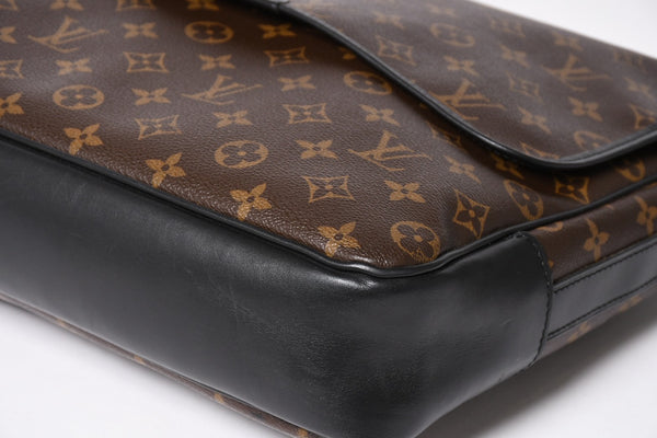 極美品 LOUIS VUITTON ルイ ヴィトン マカサー バスGM ショルダーバッグ モノグラムキャンバス M40386 ブラウン 中古 4a004984