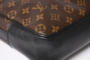 極美品 LOUIS VUITTON ルイ ヴィトン マカサー バスGM ショルダーバッグ モノグラムキャンバス M40386 ブラウン 中古 4a004984