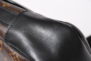 極美品 LOUIS VUITTON ルイ ヴィトン マカサー バスGM ショルダーバッグ モノグラムキャンバス M40386 ブラウン 中古 4a004984