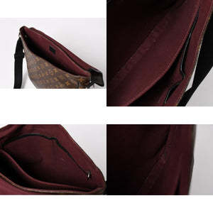 極美品 LOUIS VUITTON ルイ ヴィトン マカサー バスGM ショルダーバッグ モノグラムキャンバス M40386 ブラウン 中古 4a004984