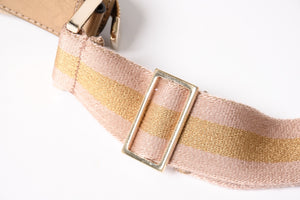 極美品 GUCCI グッチ GGクリスタル ショルダーバッグ GGキャンバス ホーボー 181092 1669 ベージュ ゴールド金具 中古 4a004959