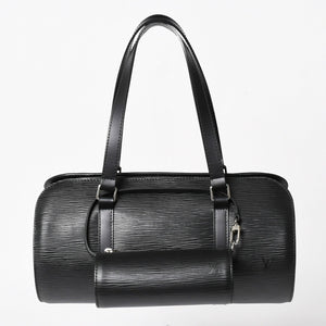 極美品 LOUIS VUITTON ルイヴィトン パピヨン30 GM ハンドバッグ M52862 エピ シルバー金具 筒型 中古 4a004963