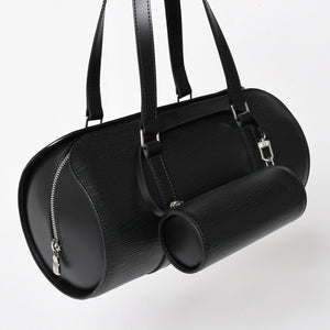 極美品 LOUIS VUITTON ルイヴィトン パピヨン30 GM ハンドバッグ M52862 エピ シルバー金具 筒型 中古 4a004963