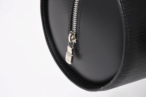 極美品 LOUIS VUITTON ルイヴィトン パピヨン30 GM ハンドバッグ M52862 エピ シルバー金具 筒型 中古 4a004963