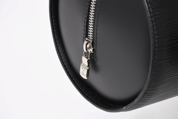 極美品 LOUIS VUITTON ルイヴィトン パピヨン30 GM ハンドバッグ M52862 エピ シルバー金具 筒型 中古 4a004963