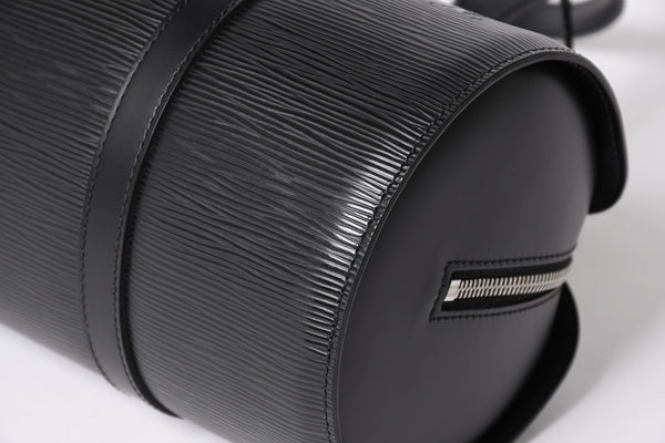 極美品 LOUIS VUITTON ルイヴィトン パピヨン30 GM ハンドバッグ M52862 エピ シルバー金具 筒型 中古 4a004963