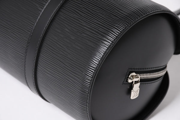 極美品 LOUIS VUITTON ルイヴィトン パピヨン30 GM ハンドバッグ M52862 エピ シルバー金具 筒型 中古 4a004963