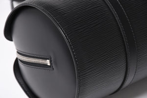 極美品 LOUIS VUITTON ルイヴィトン パピヨン30 GM ハンドバッグ M52862 エピ シルバー金具 筒型 中古 4a004963