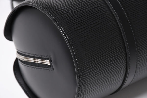 極美品 LOUIS VUITTON ルイヴィトン パピヨン30 GM ハンドバッグ M52862 エピ シルバー金具 筒型 中古 4a004963