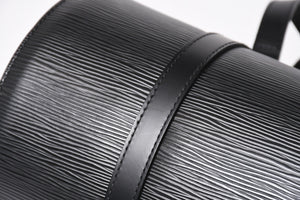極美品 LOUIS VUITTON ルイヴィトン パピヨン30 GM ハンドバッグ M52862 エピ シルバー金具 筒型 中古 4a004963