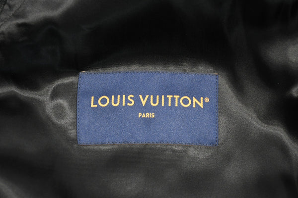 極美品 LOUIS VUITTON ルイヴィトン ジャケット RM251M STP HSB88W サイズ54 ダミエ ブラック 中綿入り 中古 4b012710