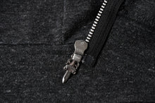 画像をギャラリービューアに読み込む, 新品未使用 CHROME HEARTS クロムハーツ セメタリークロス ダガージップアップパーカー ポリエステル シルバー925 グレー サイズM 中古 4a005550