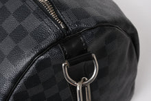 画像をギャラリービューアに読み込む, 極美品 ルイヴィトン LOUIS VUITTON キーポル バンドリエール 55 ボストンバッグ ダミエ グラフィット ブラック N41413 中古 4a005646