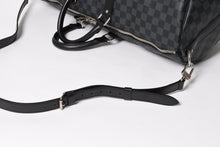 画像をギャラリービューアに読み込む, 極美品 ルイヴィトン LOUIS VUITTON キーポル バンドリエール 55 ボストンバッグ ダミエ グラフィット ブラック N41413 中古 4a005646